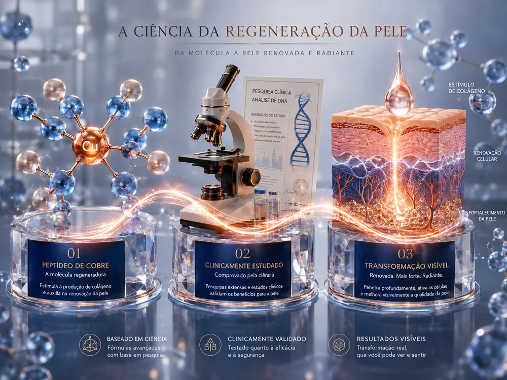 Da descoberta à regeneração — trajetória do GHK-Cu